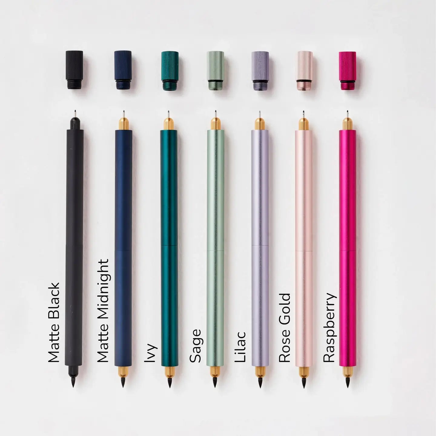 Lumos Pro - Refillable Multi-Tip Pen, Rose Gold, Duo Tip