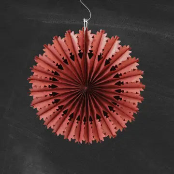 Chestnut Paper Fan
