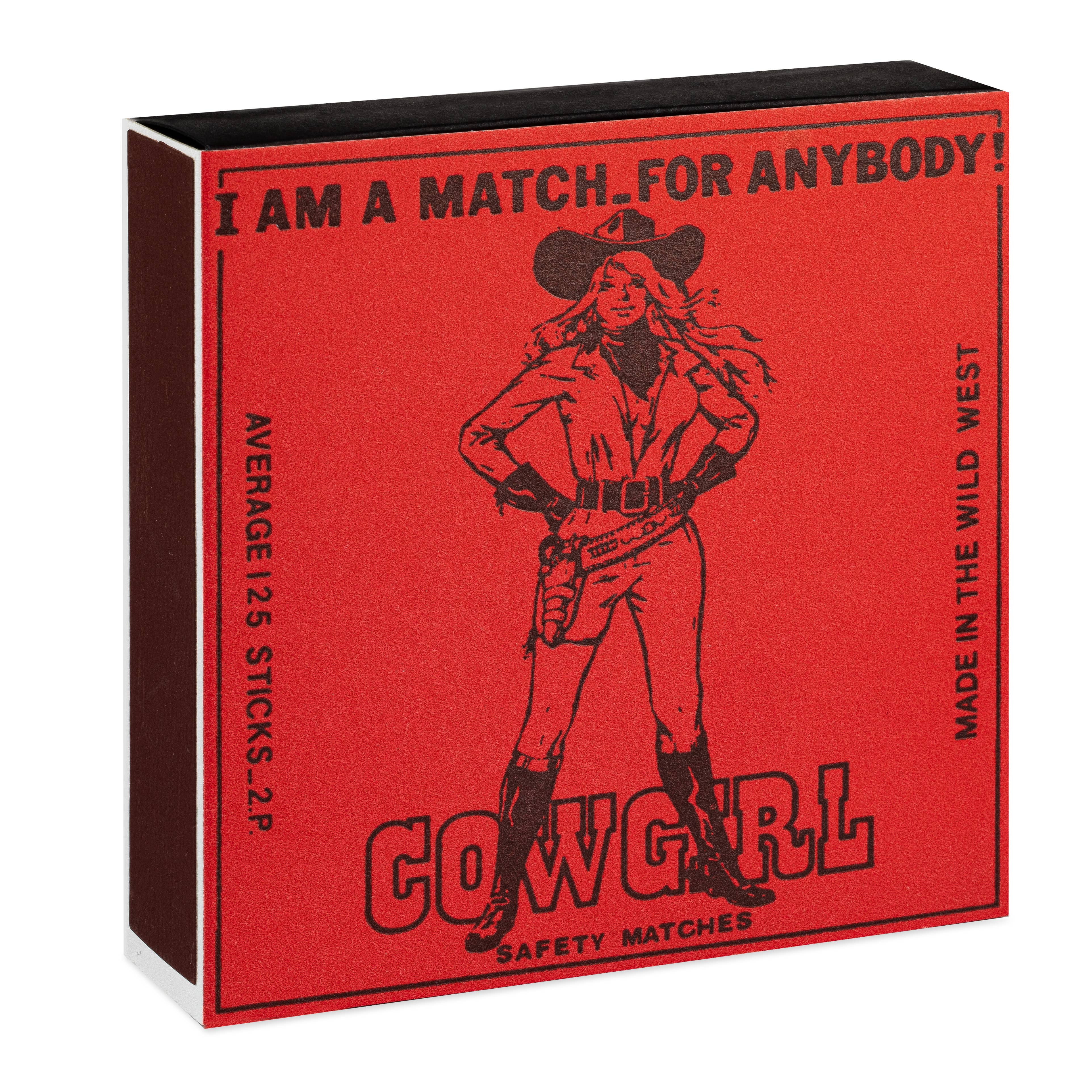 Cowgirl | Square Matchboxes