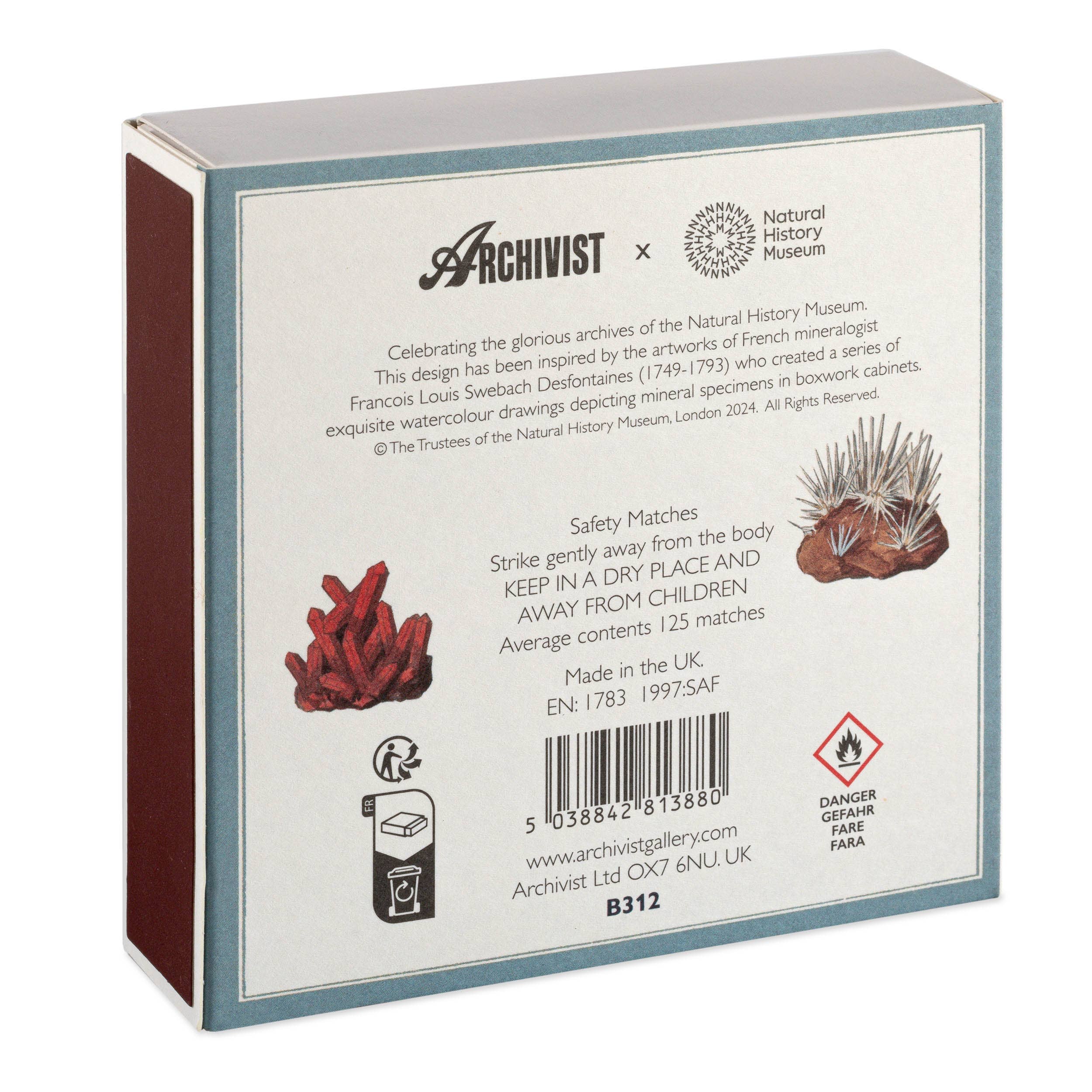 Minerals | Square Matchboxes