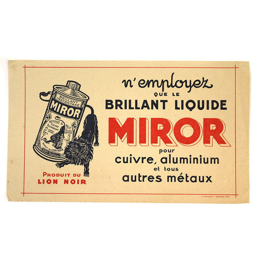 Original Vintage French Advertising Print