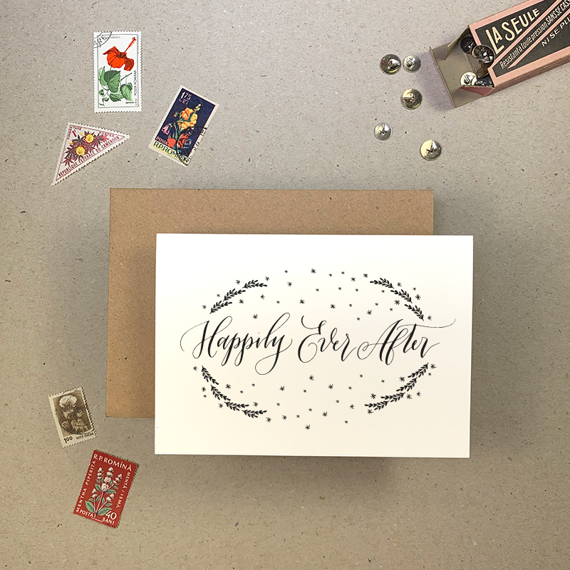 Happily Ever After Greetings Card