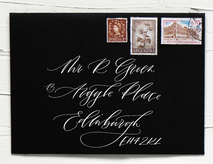Envelope Calligraphy