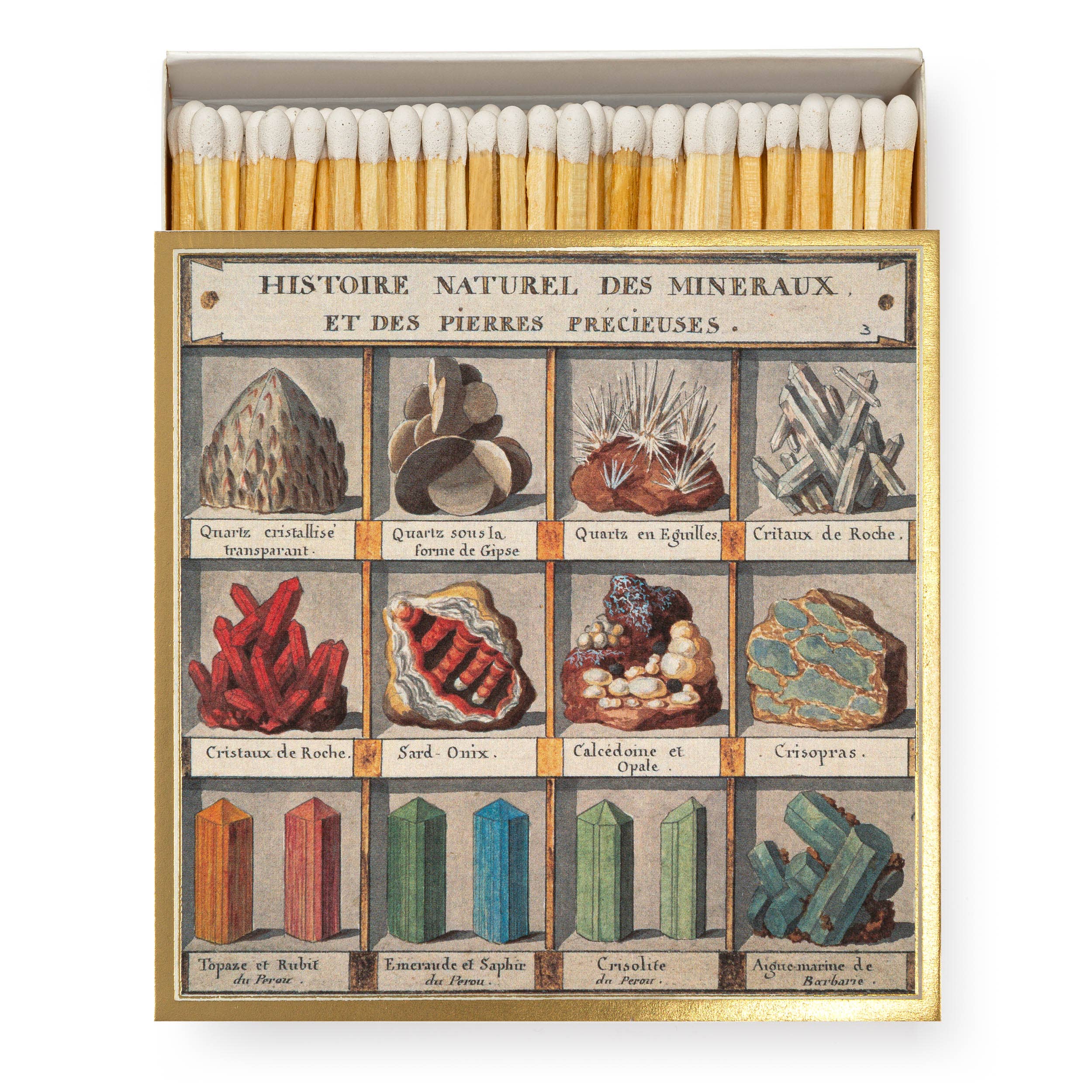 Minerals | Square Matchboxes
