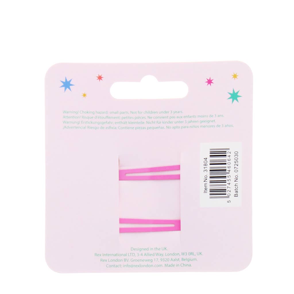Glitter hair clips - Unicorn