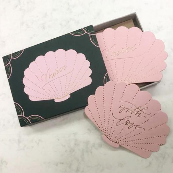 Shell Luxury Note Cards